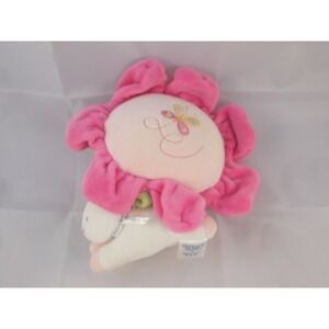 Carters Starters Pink Flower Bunny Rabbit Musical Toy Lights Up Stuffed Animal